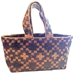 👜✨ "Bead It!" Vintage Pierre Urbach Bronze Handbag – A Dazzling Throwback ✨👜